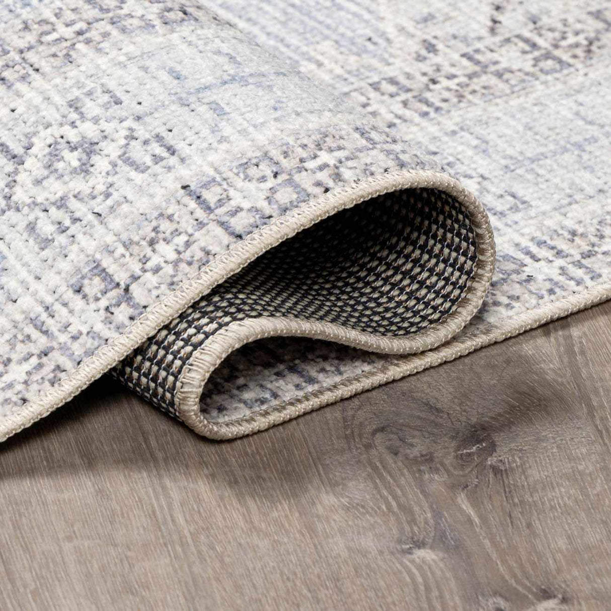 Lila Medallion Denim Area Rug
