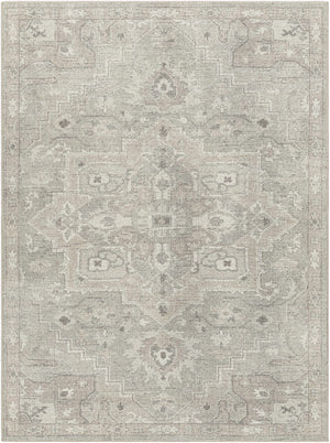 Elle Medallion Light Gray Area Rug