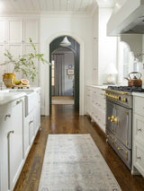 Marlene Damask Cream & Blue Area Rug - Becki Owens x Livabliss