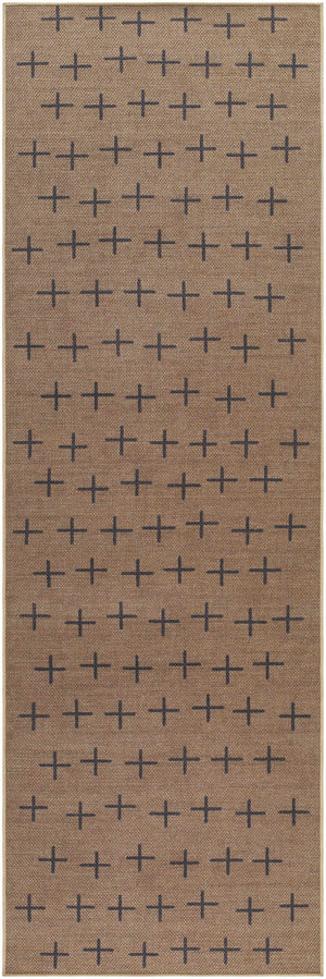 Haimi Black Washable Jutely Rug