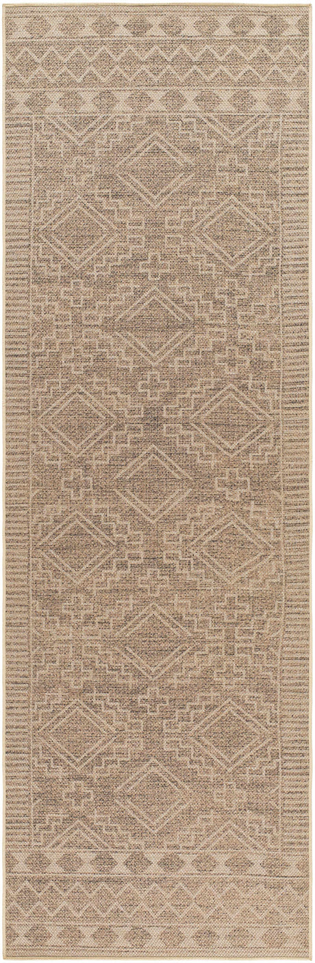 Halle Beige Washable Area Rug - Clearance