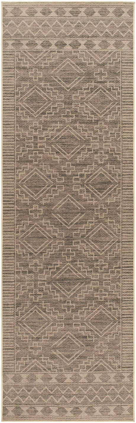 Halle Tan Washable Area Rug - Clearance