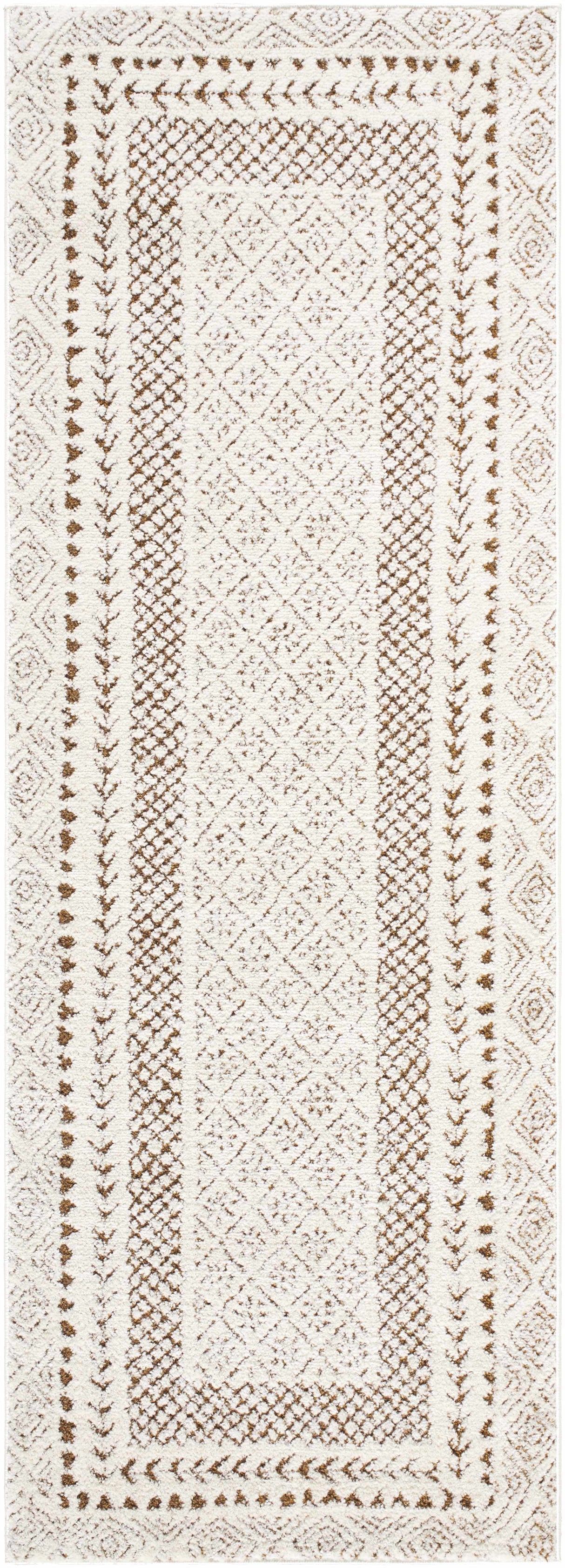 Julio Scandi Boho Area Rug - Brown