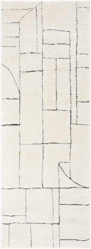 Keats Black & White  Area Rug - Clearance