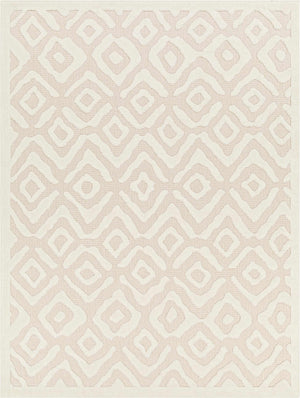 Burl Cream Outdoor Rug - Clearance