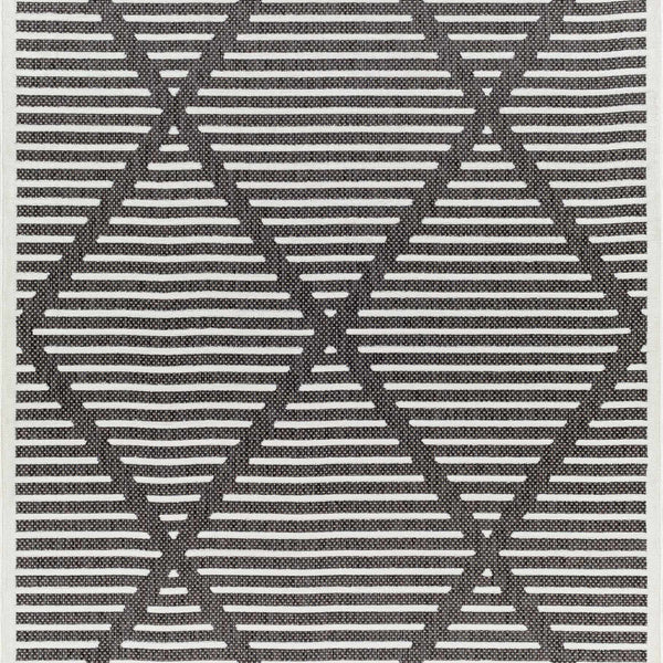 Anah 3D Black Outdoor Rug