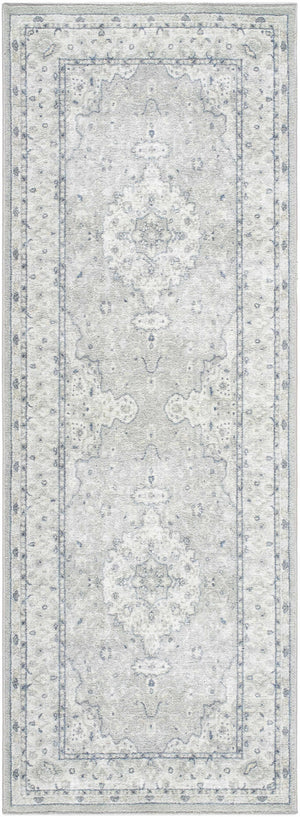 Farai Gray Medallion Area Rug - Clearance