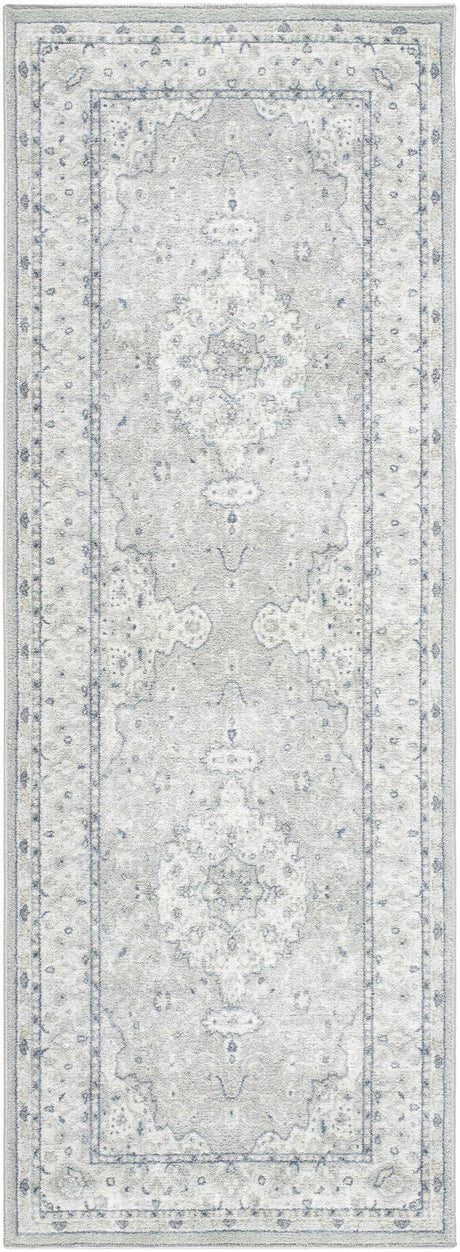 Farai Gray Medallion Area Rug - Clearance