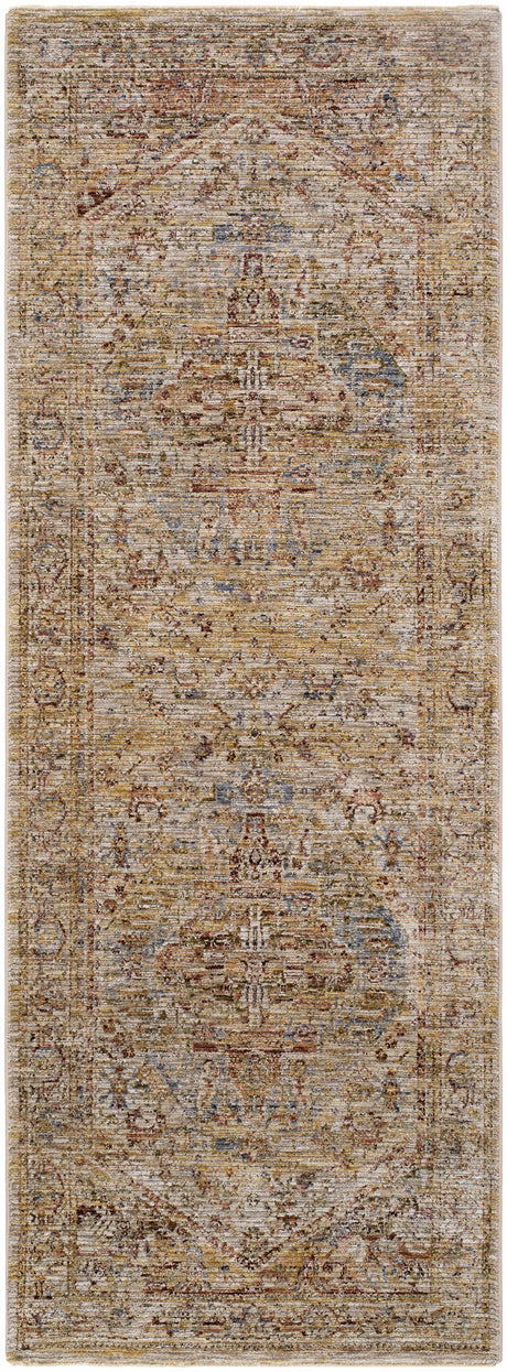 Alois Rust Rich Textured Traditional Rug
