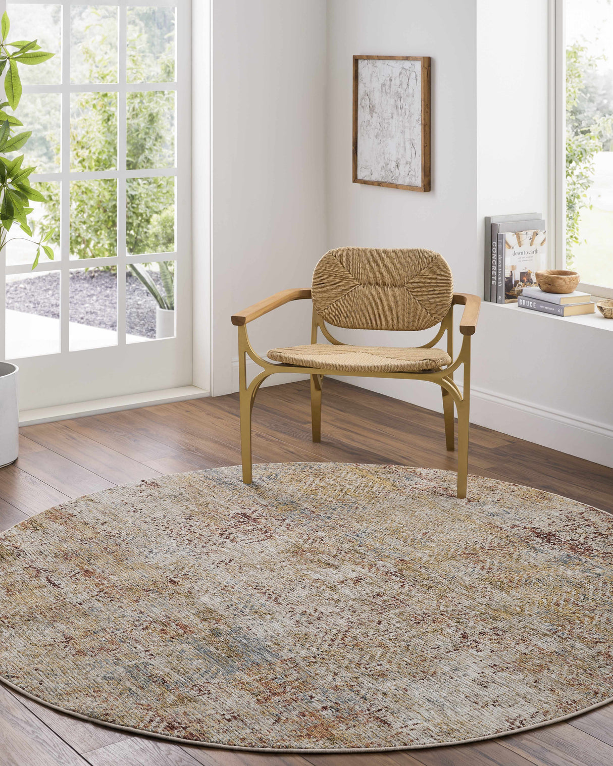 Sava Rust Rich Textured Traditional Rug