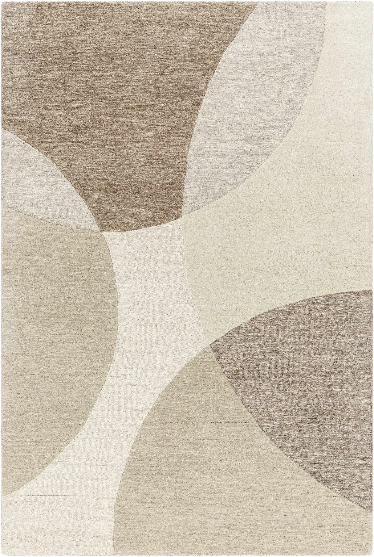Cassiopeia Dark Brown & Beige Area Rug