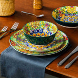 Simi 24 Piece Porcelain Dinnerware Set