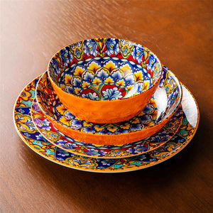 Simi 24 Piece Porcelain Dinnerware Set