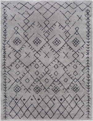 Elyes Gray Washable Area Rug - Clearance