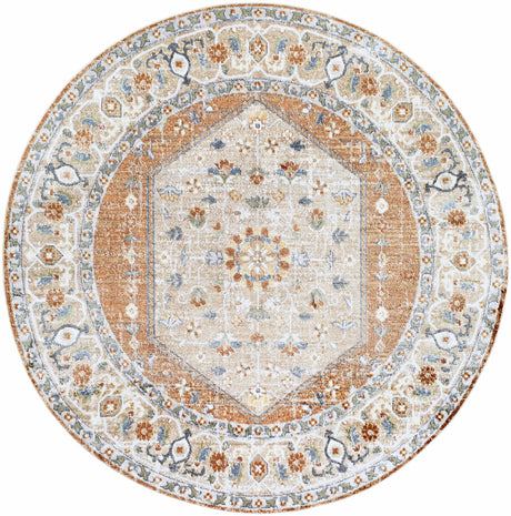 Gael Rust Boutique Washable Rug