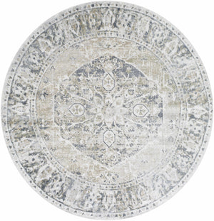 Rudo Beige Flat Pile Washable Rug