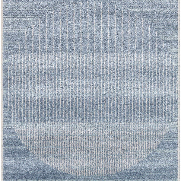Thad Blue Washable Area Rug