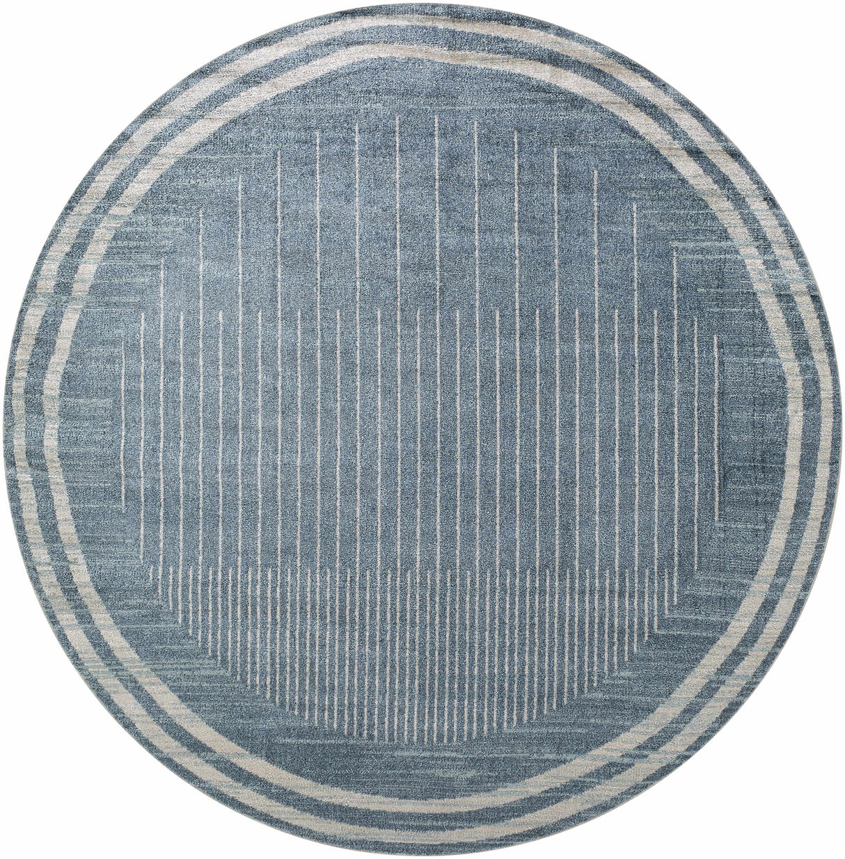 Thad Blue Washable Area Rug