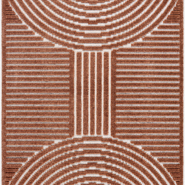 Deron Brown Washable Area Rug