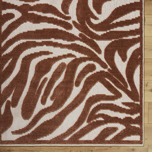 Keto Brown Washable Area Rug