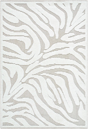 Keto Off-White 3D Washable Area Rug