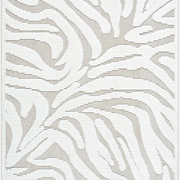 Keto Off-White 3D Washable Area Rug