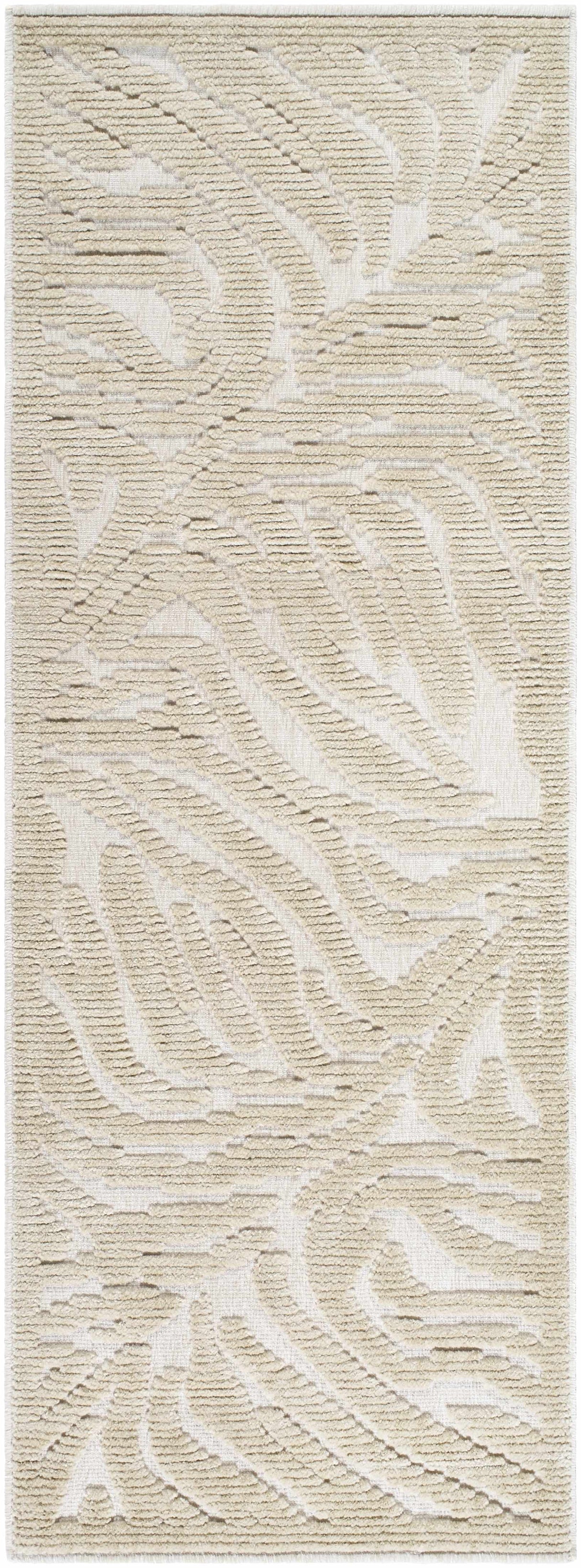 Keto Beige Washable Area Rug