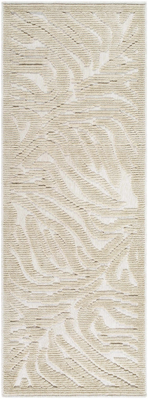 Keto Beige Washable Area Rug