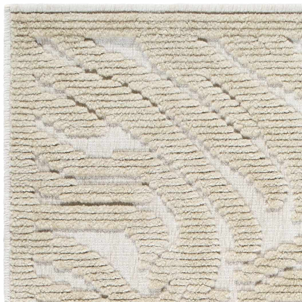 Keto Beige Washable Area Rug