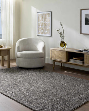 Sevan Black Wool Area Rug