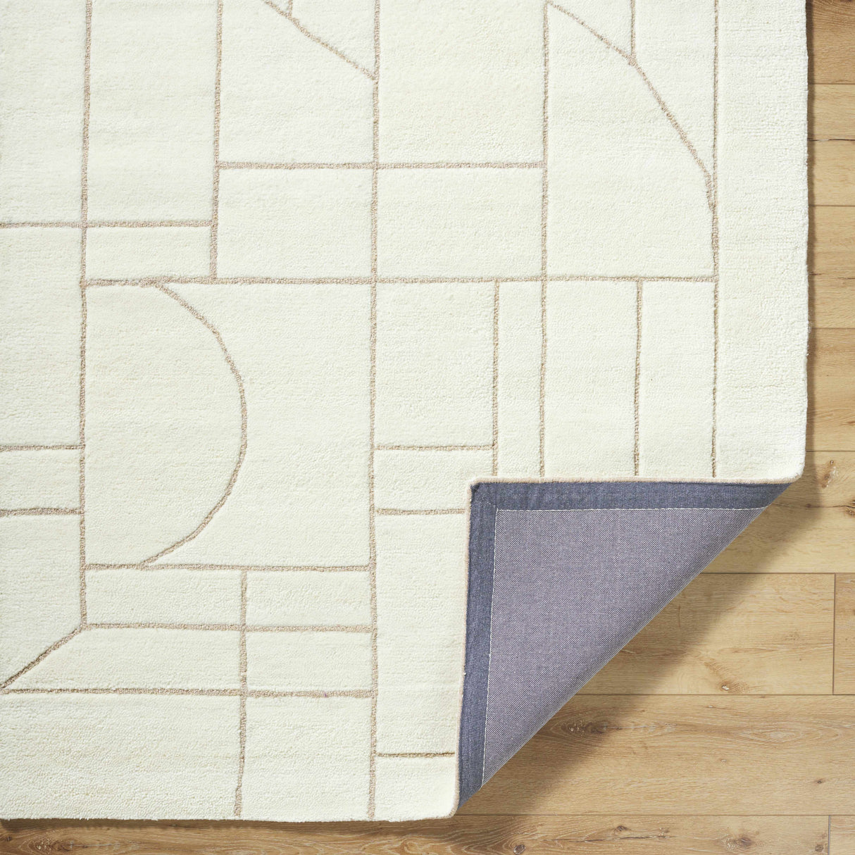 Fusao Beige Area Rug