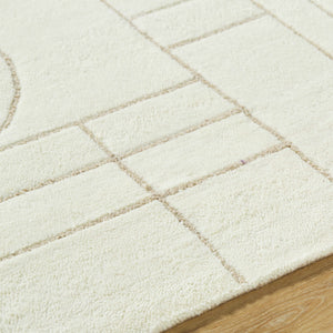 Fusao Beige Area Rug