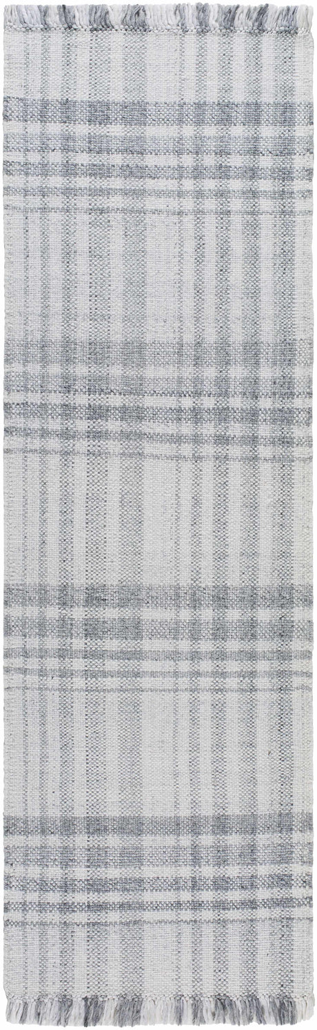 Inara Gray Plaid Area Rug