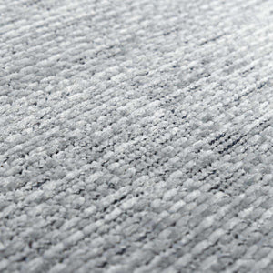 Isako Blue & Gray Solid Washable Area Rug - Clearance