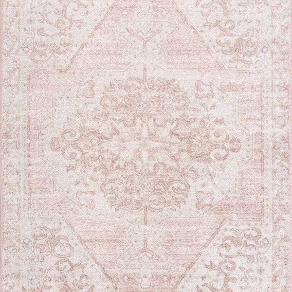 Snead Pink Floral Rug