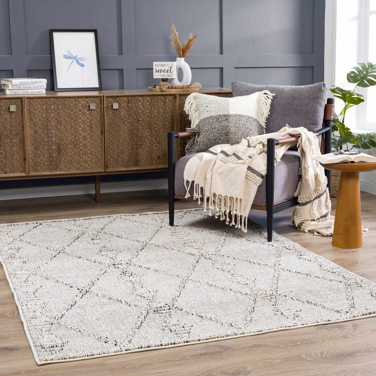 Nyla Bone Indoor & Outdoor Rug - 2x3 Clearance