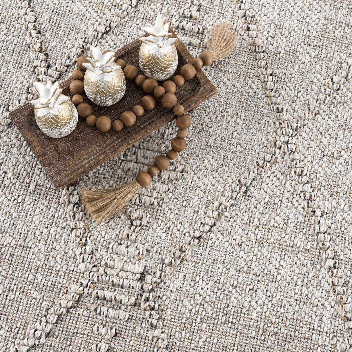 Nyla Bone Indoor & Outdoor Rug - 2x3 Clearance