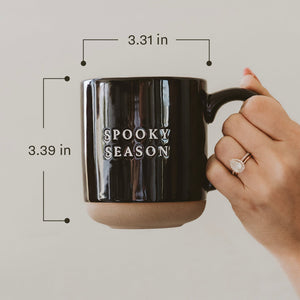 Spooky Season 14oz Black Stoneware Coffee Mug