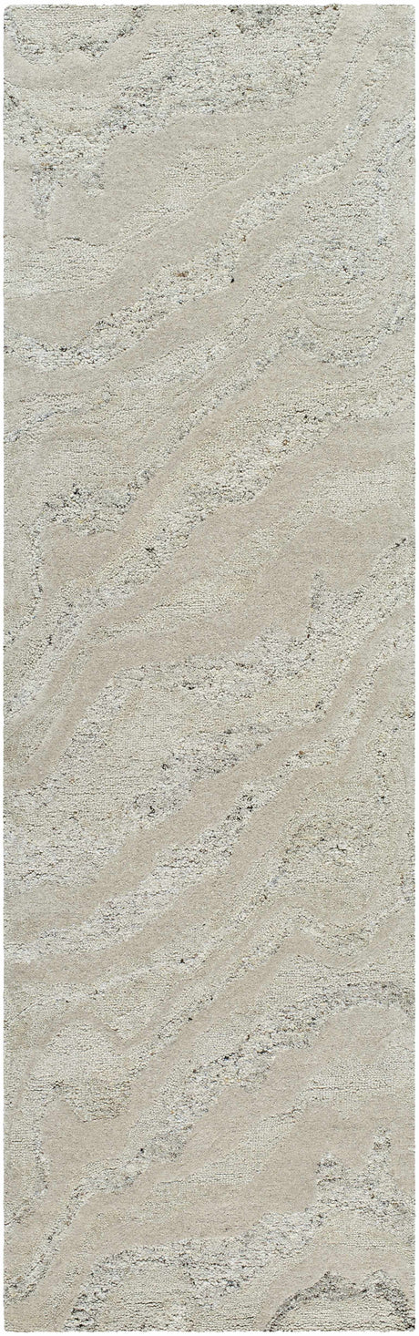 Siani Cream Wool Area Rug