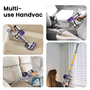 Cordless Vacuum Cleaner 30KPa Powerful Suction 55 Min Runtime Pet Hair