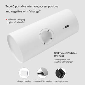 Sunset Eye Protection Table Lamp USB Touch Dimming Reading Light for Bedroom Desk