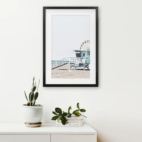 Santa Monica Beach Wall Decor. Lifeguard Tower