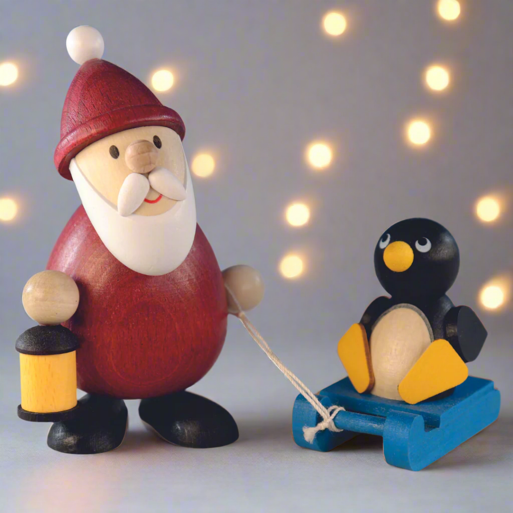 Weihnachtsmann Collectibles - Santa and Francine the Penguin