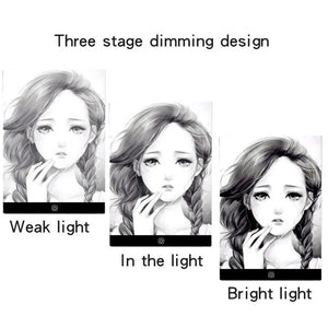 A5 LED Drawing Copy Pad Dimmable Light Board Adjustable Art Tablet Educational Toy