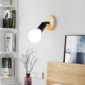 Vintage Industrial Wall Sconce – Retro E27 Bedside Lamp for Bedroom & Dining Room