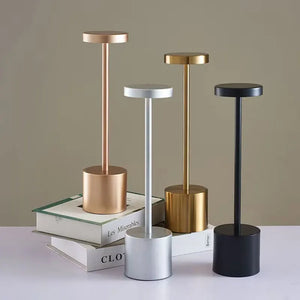 Cordless LED Table Lamp Dimmable Touch Night Light for Bar Restaurant Ambient Decor