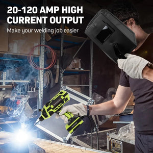 110V Handheld Portable Welding Machine IGBT Inverter ARC Welder 20-120Amp Gun