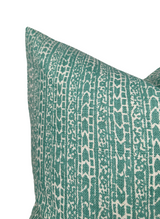 Char Pillow Cover in Nile, Peter Dunham Textiles