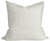 Formation Embroidered Pillow Cover in Oyster
