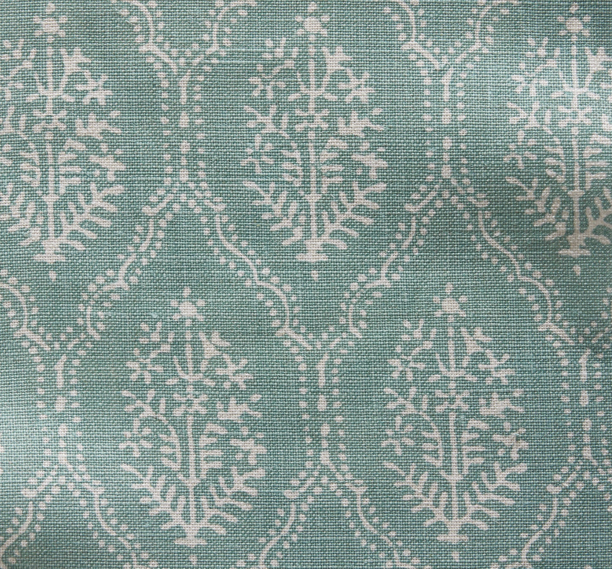 Peter Dunham Jaail Floral Pillow Cover in Light Blue